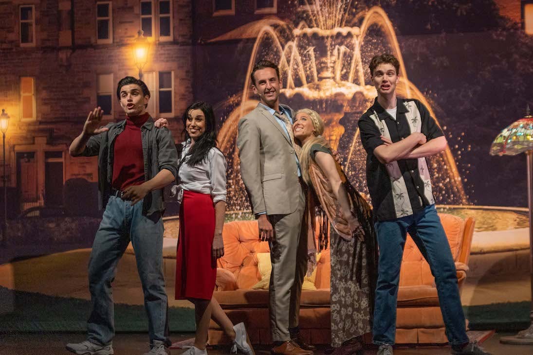 performers dressed as characters from Friends